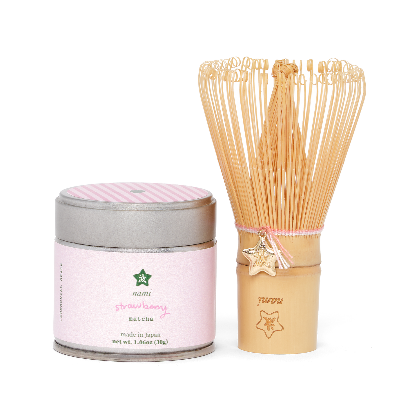 Strawberry Matcha + Charm Whisk Duo