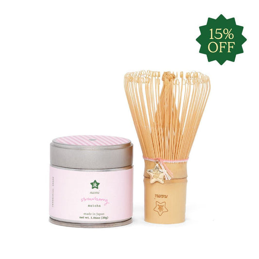 Strawberry Matcha + Charm Whisk Duo