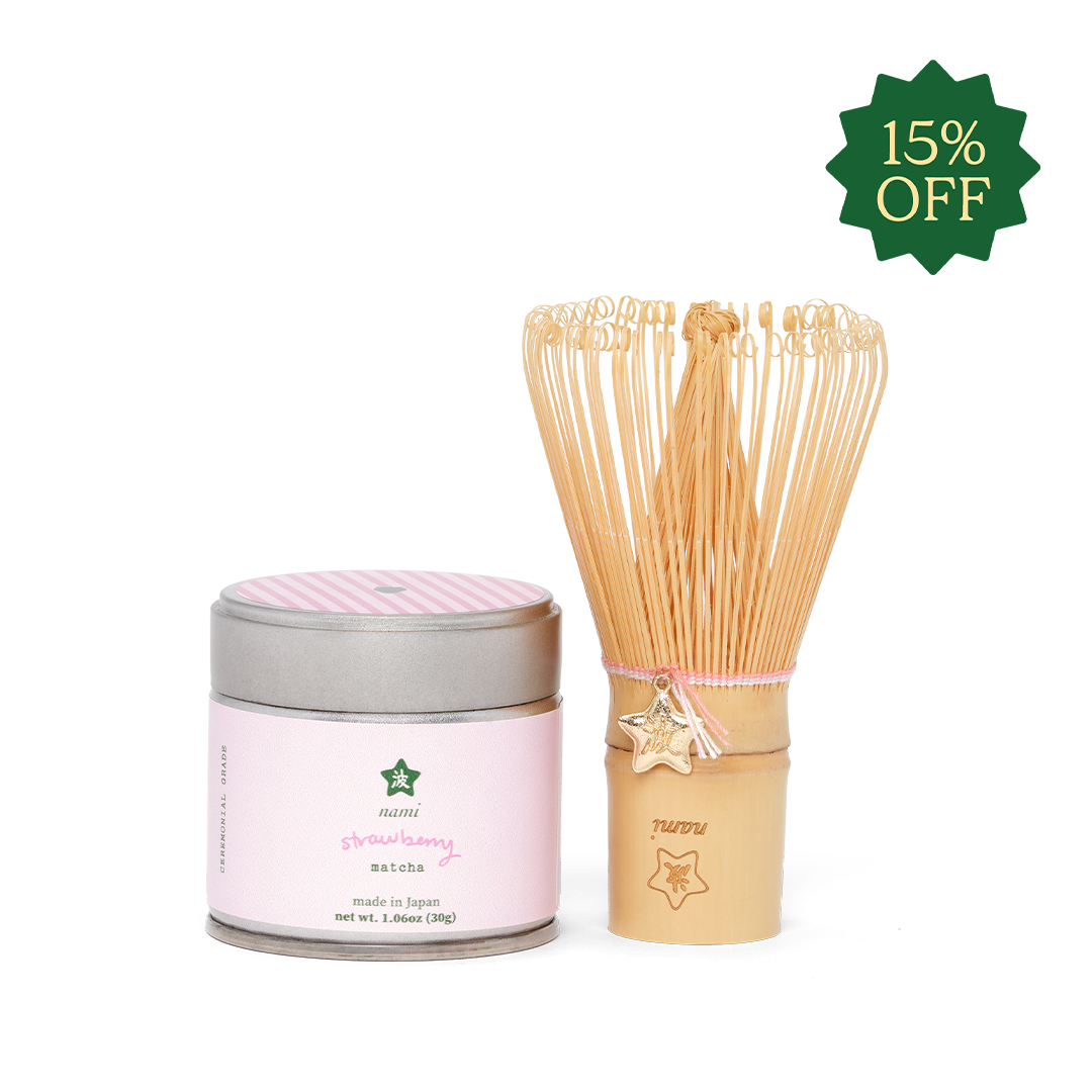 Strawberry Matcha + Charm Whisk Duo