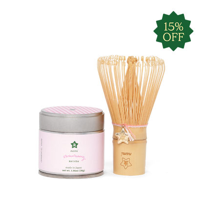 Strawberry Matcha + Charm Whisk Duo
