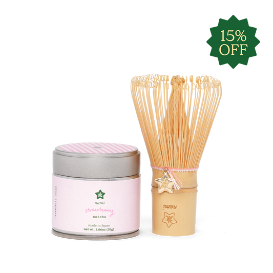 Strawberry Matcha + Charm Whisk Duo
